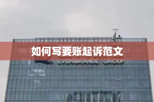 如何写要账起诉范文